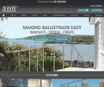 SWR-Balustrade.co.uk(Steel Handrails) Screenshot