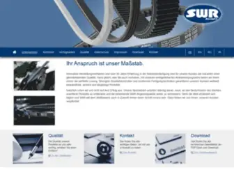 SWR-Europe.de(Van Dinther GmbH) Screenshot