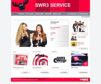 SWR3Club.de(Die Seite vom SWR3) Screenshot