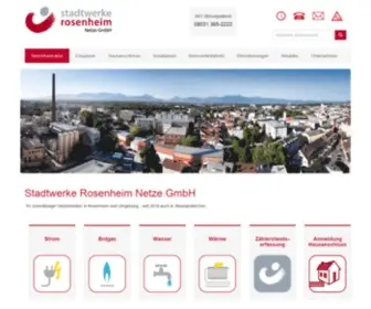 Swro-Netze.de(Stadtwerke Rosenheim Netze GmbH) Screenshot