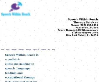 SWRtherapy.com(Speech/Occupational Therapy) Screenshot