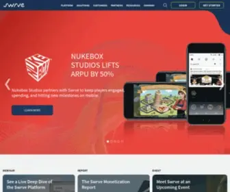 SWrve.com(Mobile Marketing Automation and Engagement App Platform Software) Screenshot