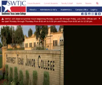 SWTJC.net(Southwest Texas Junior College) Screenshot