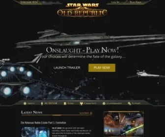 Swtor.com(Official site. Broadsword and LucasArts bring you the next evolution in MMO Gameplay) Screenshot