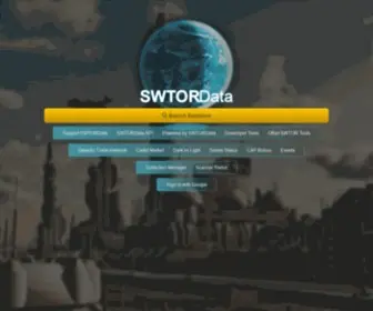 Swtordata.com(Swtordata) Screenshot