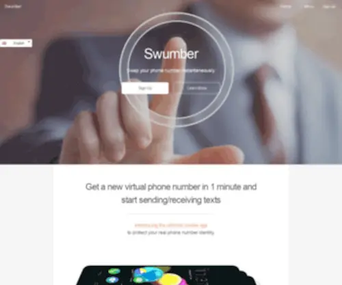 Swumber.com(Receive SMS Online) Screenshot