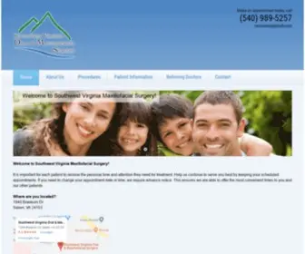 Swvirginiaoralsurgery.com(Southwest Virginia Maxillofacial Surgery) Screenshot