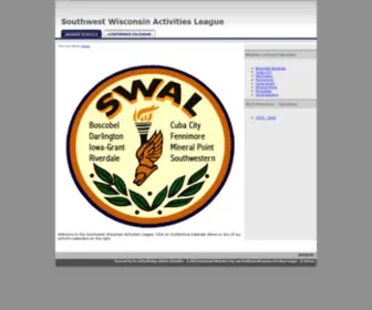 SWWal.org(Southwest Wisconsin Activities League) Screenshot