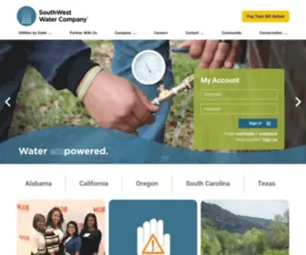 SWWC.com(SouthWest Water Company) Screenshot