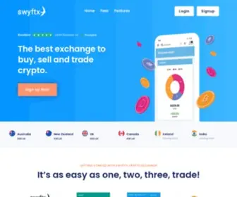 SWYFTX.com(Trusted Cryptocurrency Exchange) Screenshot