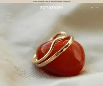 SWYstudio.com(StillWithYou studio (SWY STUDIO) Handcrafted fine jewelry) Screenshot