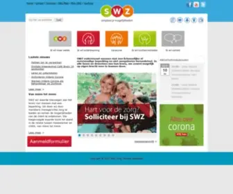SWzzorg.nl(Ondersteuning van mensen met een beperking en hersenletsel) Screenshot