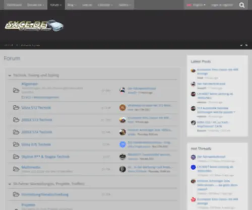 Sxce.org(SX-Community Europe) Screenshot