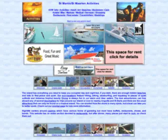 SXM-Activities.com(St Martin Activities/St Maarten Activities) Screenshot