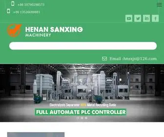 Sxrecycle.com(HENAN PROVINCE SANXING MACHINERY CO) Screenshot