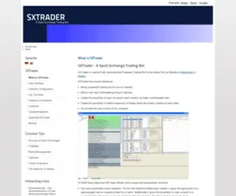 SXtrader.net Screenshot