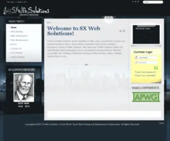 SXWS.com(SX Web Solutions) Screenshot