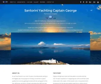 SY-Eleftheria.com(Santorini Yachting and Captain George the Original Cruise) Screenshot