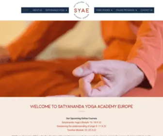 Syae.eu(Satyananda Yoga Academy Europe) Screenshot