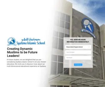 Syafana.com(Creating Dynamic Muslims to be Future Leaders) Screenshot