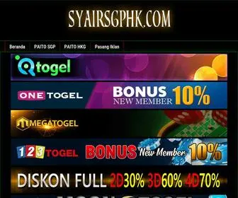 Syairsgphk.com(小金体育平台) Screenshot