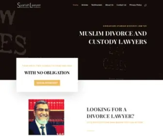 Syariahlawyersg.com(Syariah Law in Singapore) Screenshot