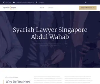 Syariahlawyersingapore.net(Syariah Lawyer Singapore) Screenshot