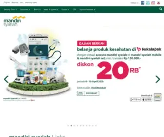 Syariahmandiri.co.id(Bank Syariah Indonesia) Screenshot