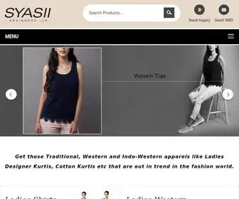 Syasii.in(SYASII DESIGNERS LLP) Screenshot