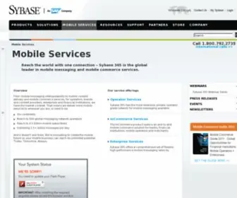 Sybase365.com(Sybase Inc) Screenshot