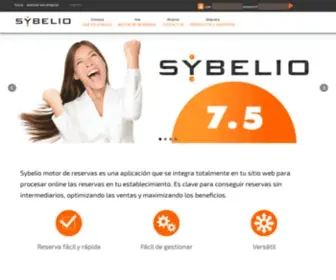 Sybelio.com(Online booking system) Screenshot