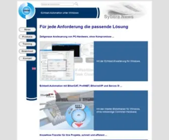 Sybera.de(Echtzeit Automation unter Windows) Screenshot