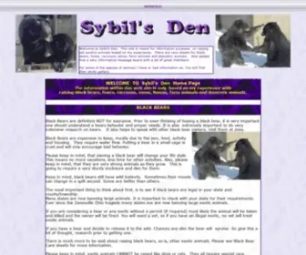 Sybilsden.com(Sybil's Den) Screenshot