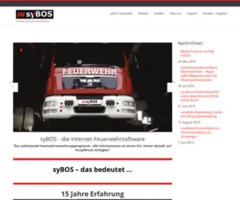 Sybos.net(Die Internet Feuerwehrsoftware) Screenshot