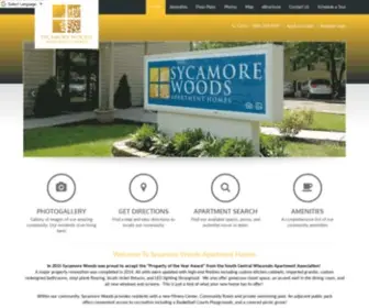 Sycamorewoodsapartments.com(Sycamore Woods) Screenshot