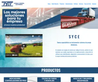Syce.com.mx(HOME SYCE) Screenshot
