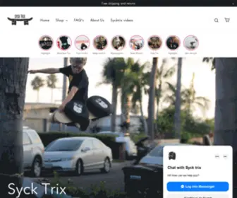 SYCKtrix.com(Syck Trix Balance Boards) Screenshot