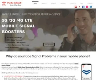 SYcmobilesignalbooster.com(Mobile Signal Booster) Screenshot
