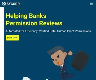 Sycorr.com(Bank Ops Better) Screenshot