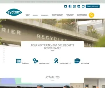 SYctom-Paris.fr(Syctom, l'agence métropolitaine des déchets ménagers) Screenshot