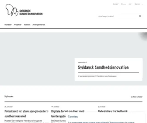 SYddansksundhedsinnovation.dk(Syddansk Sundhedsinnovation) Screenshot