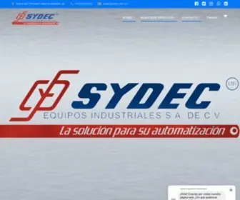 Sydec.com.mx(SYDEC Equipos Industriales) Screenshot