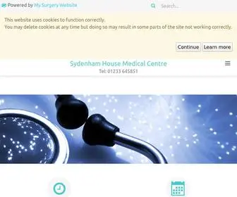 Sydenhamhouse.co.uk(Sydenham House Surgery) Screenshot