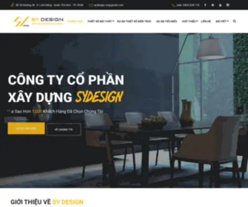 Sydesign.com.vn(SY DESIGN) Screenshot