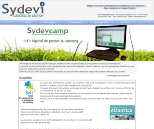 Sydevi.fr(Logiciels de gestion) Screenshot