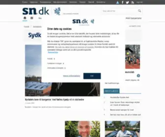 SYDKYsten.dk(Sjællands Nyheder) Screenshot