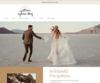 SYdneesheyphotography.com(Utah Elopement Photographer) Screenshot