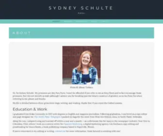 SYdney-Schulte.com(Sydney Schulte) Screenshot