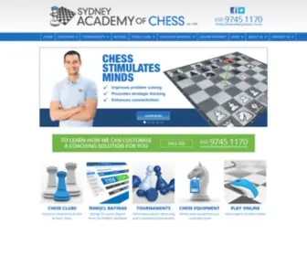 SYdneyacademyofchess.com.au(Sydney academy of chess) Screenshot