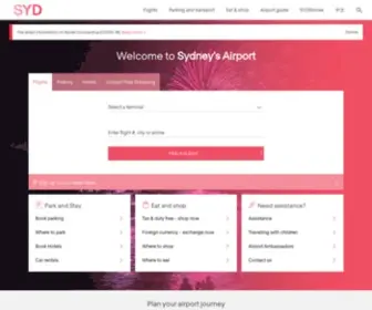 SYdneyairport.com.au(Sydney Airport) Screenshot
